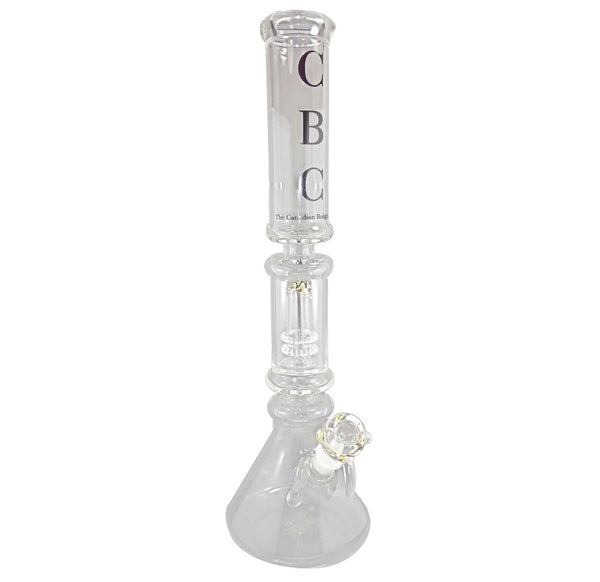 CBC Glass - 18 Inch 5mm Beaker w/ Mushroom Perc