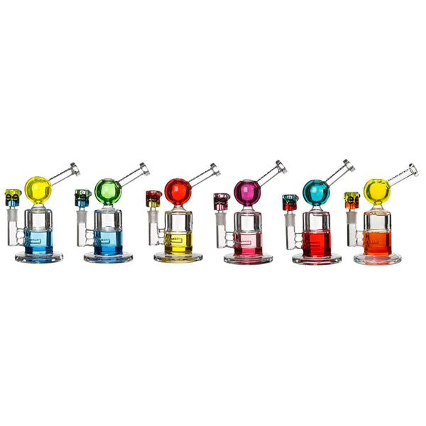 CHEECH 8" Triple Glycerin Double Colour Bong & Double Colour Bowl