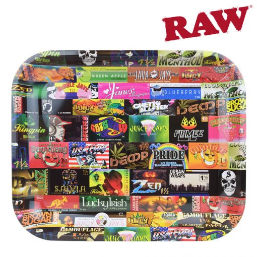 Raw Rolling Paper History Tray Large