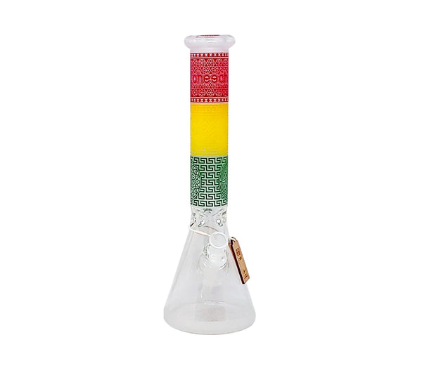 CHEECH 15" 7mm Multi-Colour Beaker Bong